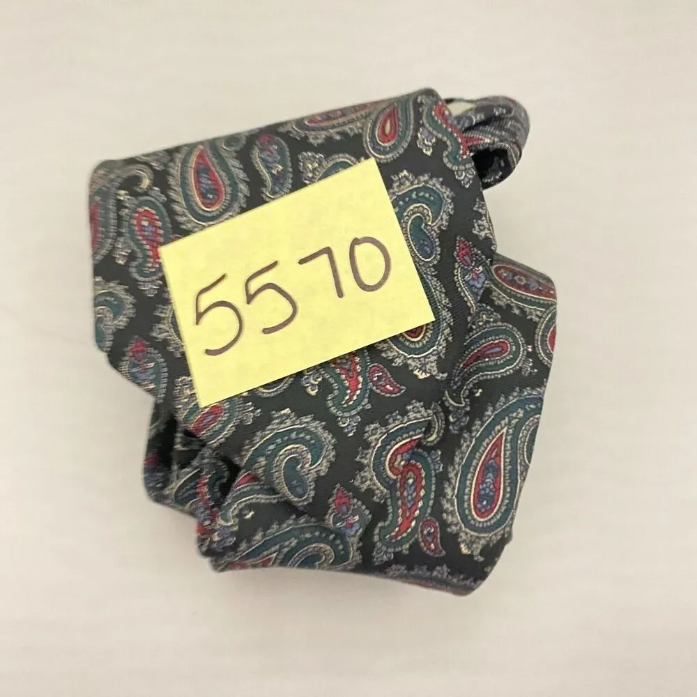#5570 Men's Potomac Collection Paisley Necktie, Tie 56x3.5